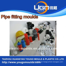 Fornecedor de moldes de plástico para moldagem de tubos de tamanho padrão em plástico em taizhou China